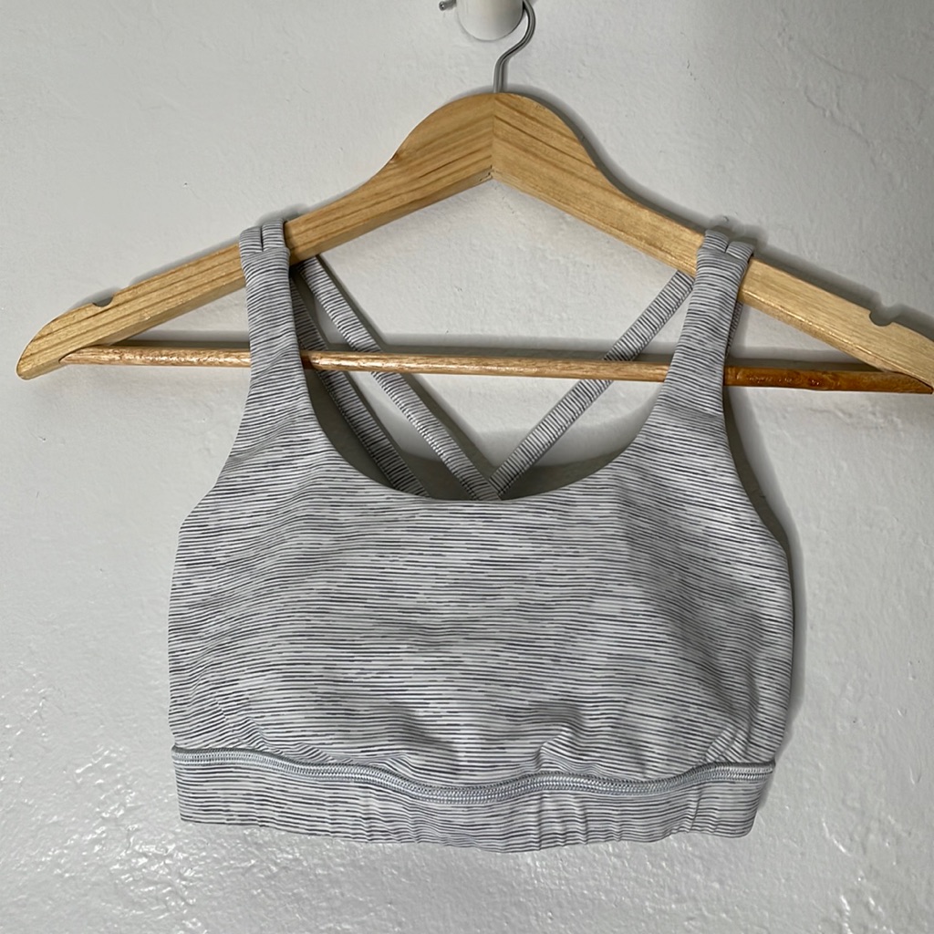 Lululemon Striped Sports Bra Size 4